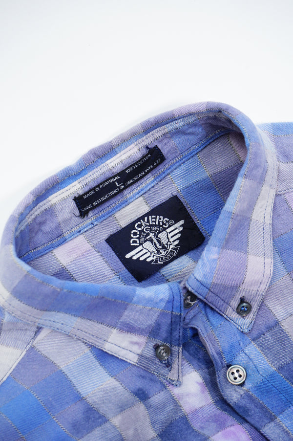 90's "DOCKERS" -Check L/S Shirts-