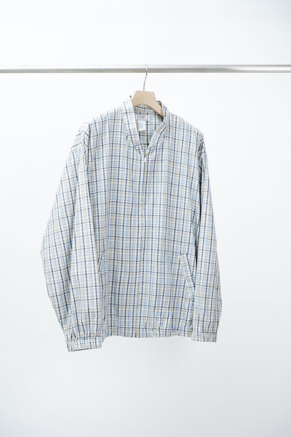 90's "JENNIFER MOORE" -Check Pattern Zip Up Jacket-