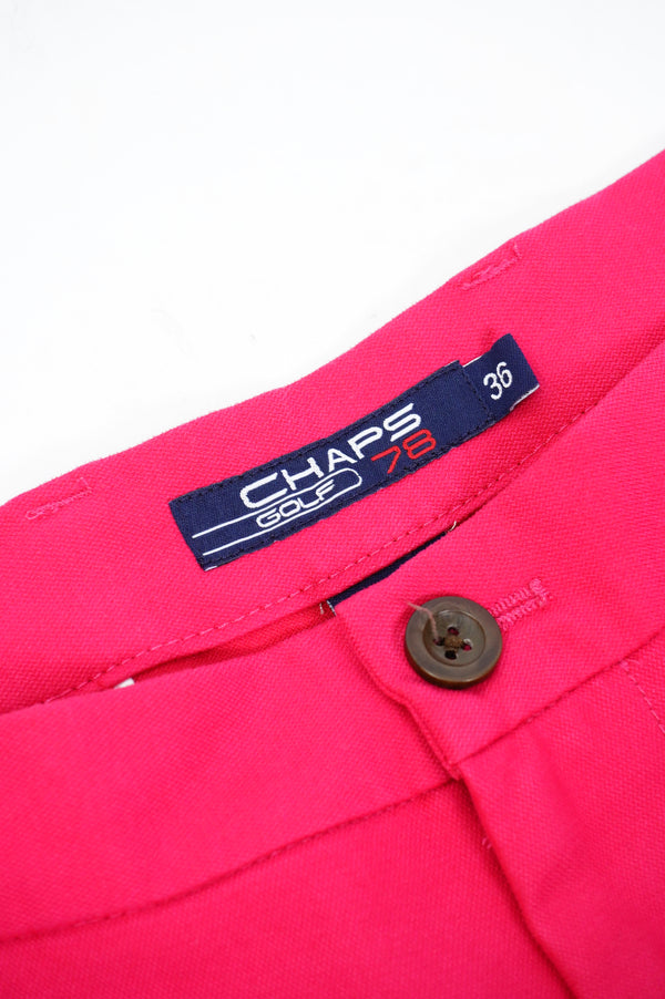 "CHAPS GOLF" -Polyester No Tuck Shorts-