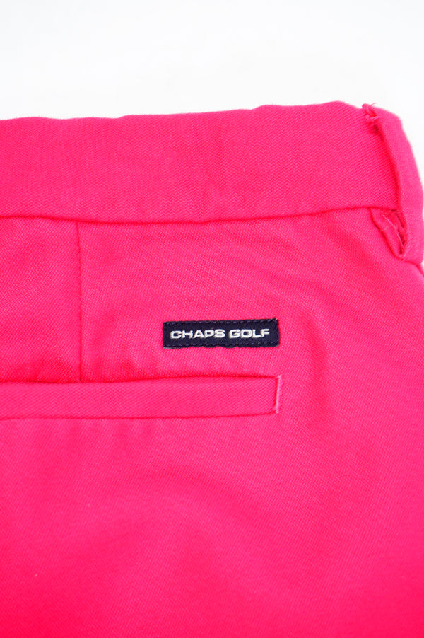 "CHAPS GOLF" -Polyester No Tuck Shorts-
