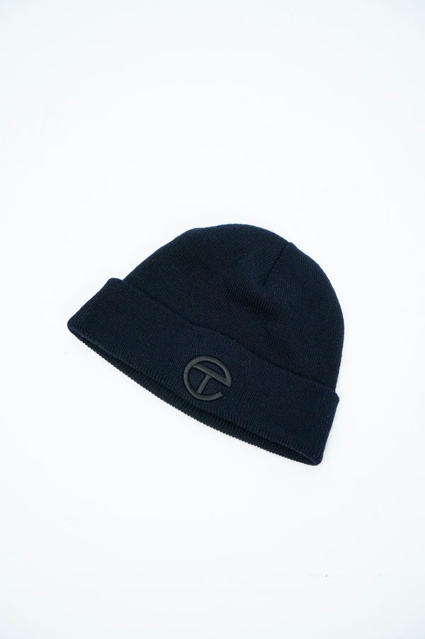 "TELFAR" -Logo Embroidery Acrylic Knit Beanie-
