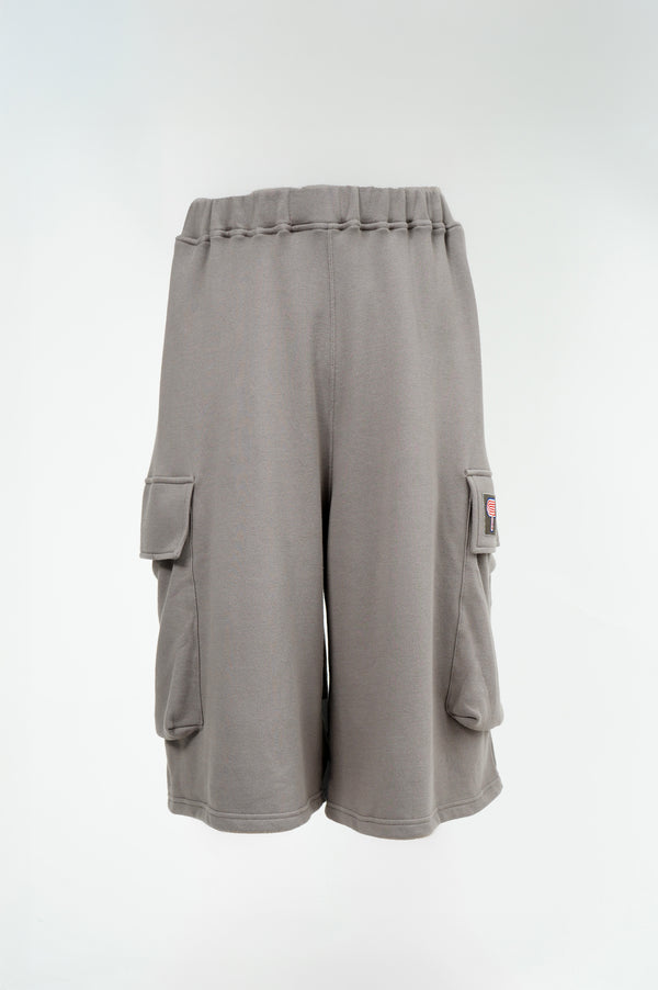 "STAY FAT" -Sweat Cargo Shorts-