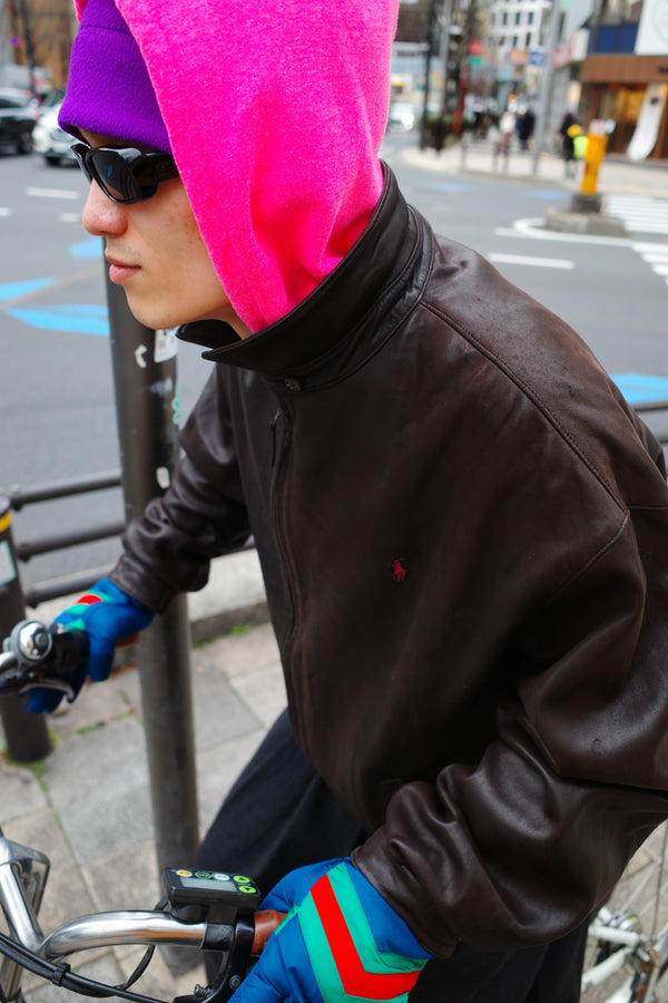 90’s "Polo by Ralph Lauren" -Lamb Leather Blouson-