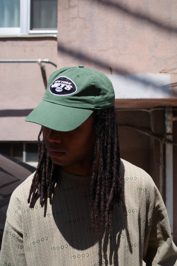 "Idegy" -"NEW YORK JETS" Logo Embroidery 6 Panel Cap-
