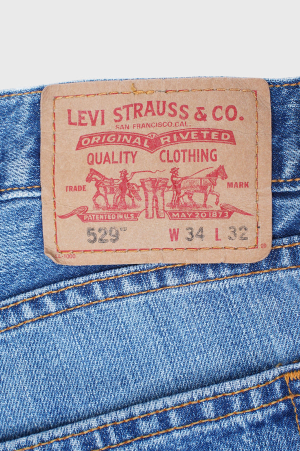 2000's "Levi's" -"529" Low Rise Straight Denim Pants-