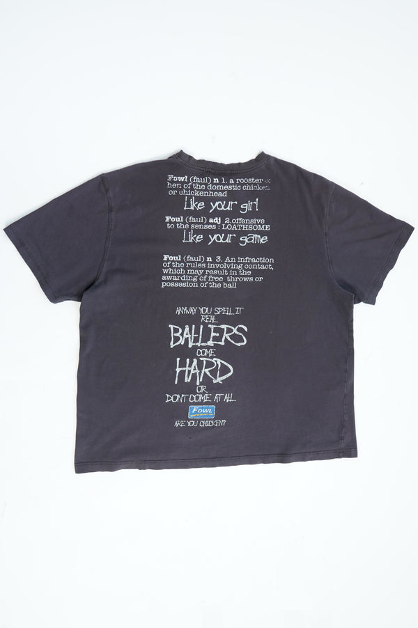 "AND 1" -"ARE YOU CHICKEN?" Printed S/S Tee-