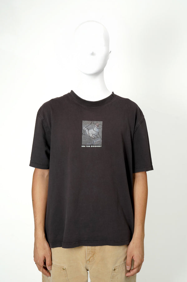 "AND 1" -"ARE YOU CHICKEN?" Printed S/S Tee-