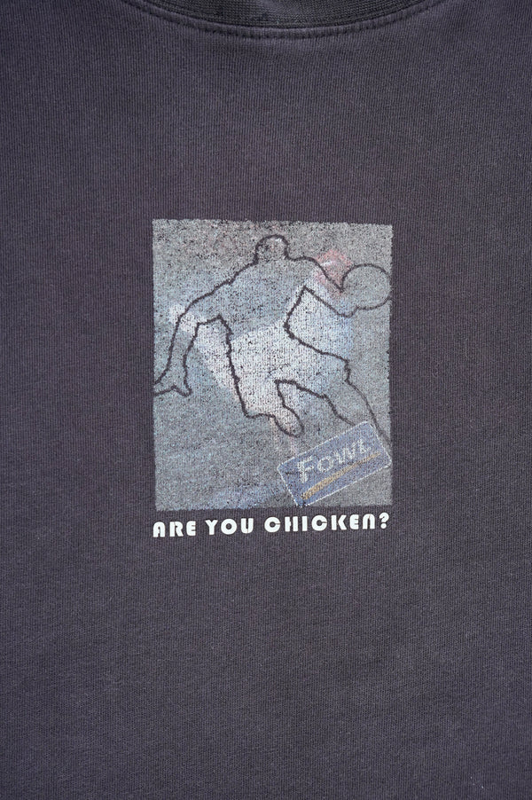 "AND 1" -"ARE YOU CHICKEN?" Printed S/S Tee-