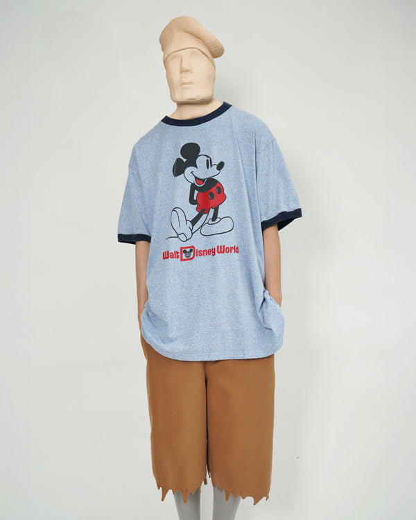 90`s "DISNEY" -Printed Ringer Tee-