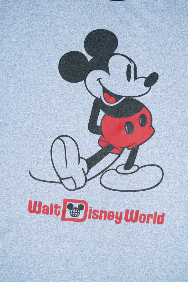 90`s "DISNEY" -Printed Ringer Tee-