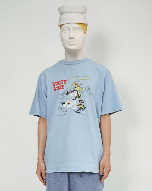 "UNKNOWN" -"LUCKY LUKE" Printed S/S Tee-
