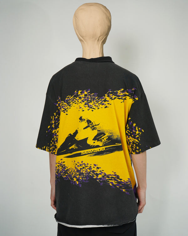 "SEA-DOO" -All Over Pattern S/S Tee-
