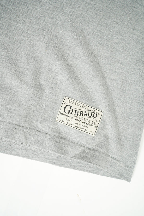 2000's "MARITHE FRANCOIS GIRBAUD" -Rubber Printed S/S Ringer Tee-
