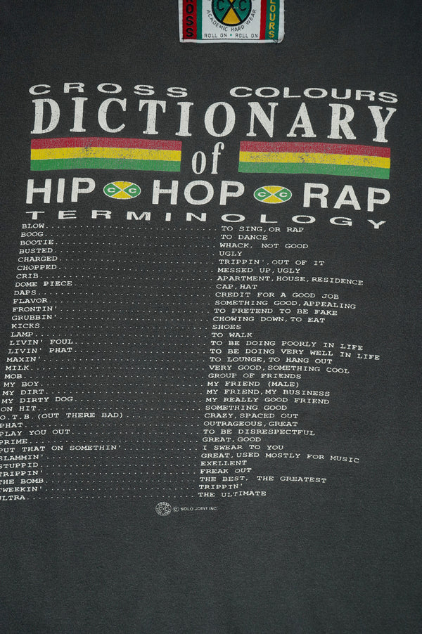 "CROSS COLOURS" -Hip-Hop Tee-