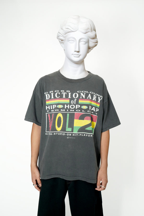 "CROSS COLOURS" -Hip-Hop Tee-