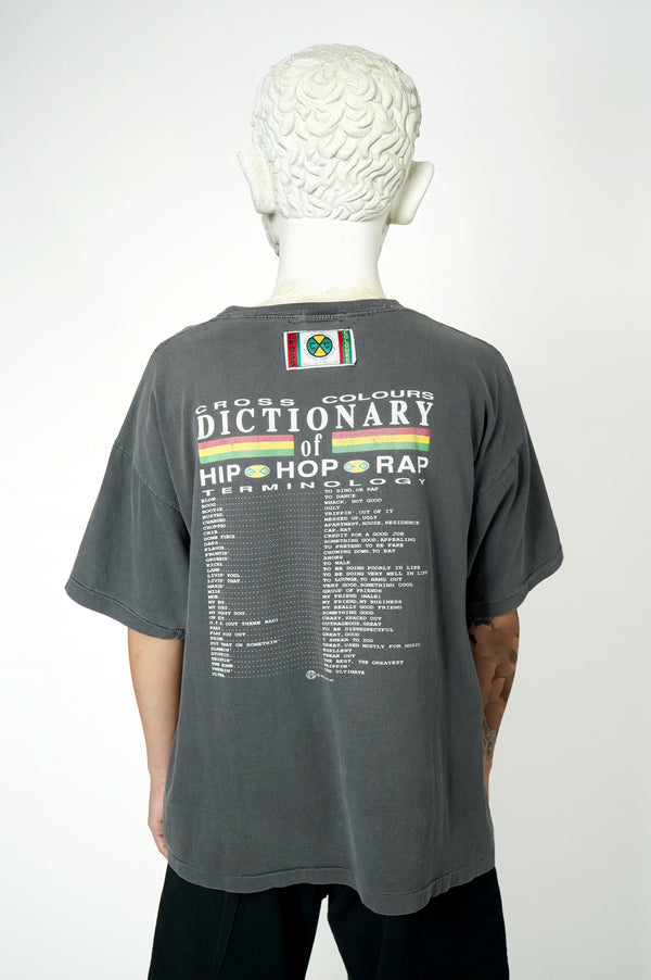 "CROSS COLOURS" -Hip-Hop Tee-