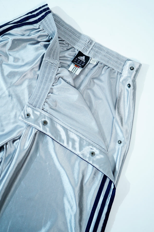 2000's "adidas" -Silver Jersey Track Pants-