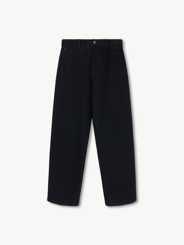 -"COLE" STUDDED JEANS IN ORGANIC COTTON-