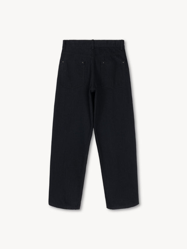 -"COLE" STUDDED JEANS IN ORGANIC COTTON-