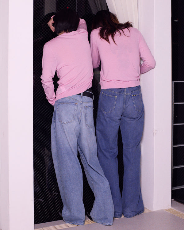 [Mukta / Sal , MANHOLE EDITION] -Crew Neck Cardigan-