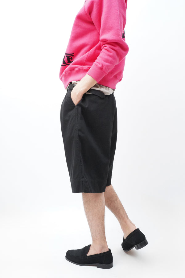 METHOD [Integrated Leather Belt Short Pants]