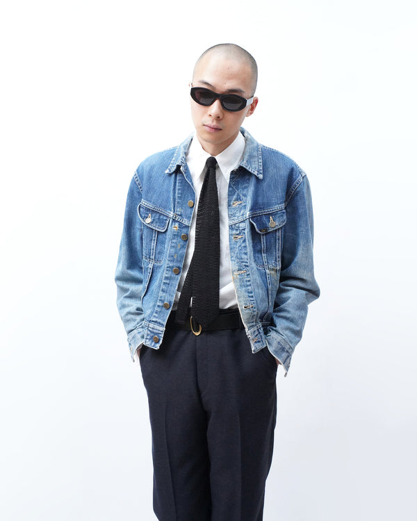 -Mesh Flared Trousers-