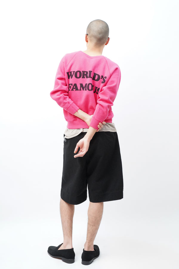 METHOD [Integrated Leather Belt Short Pants]