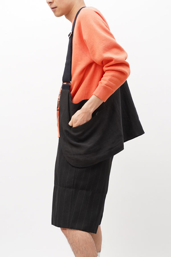 Stand-Up Demimoorebag [Black Linen]
