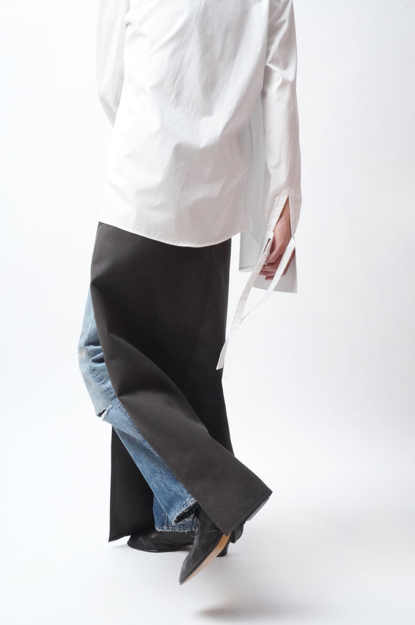 -SPAGO SKIRT- POLYESTER CANVAS