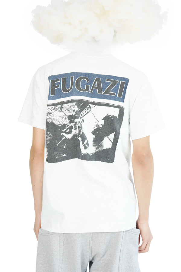 90's "FRUIT OF THE LOOM" -"FUGAZI" Band Printed S/S Tee-