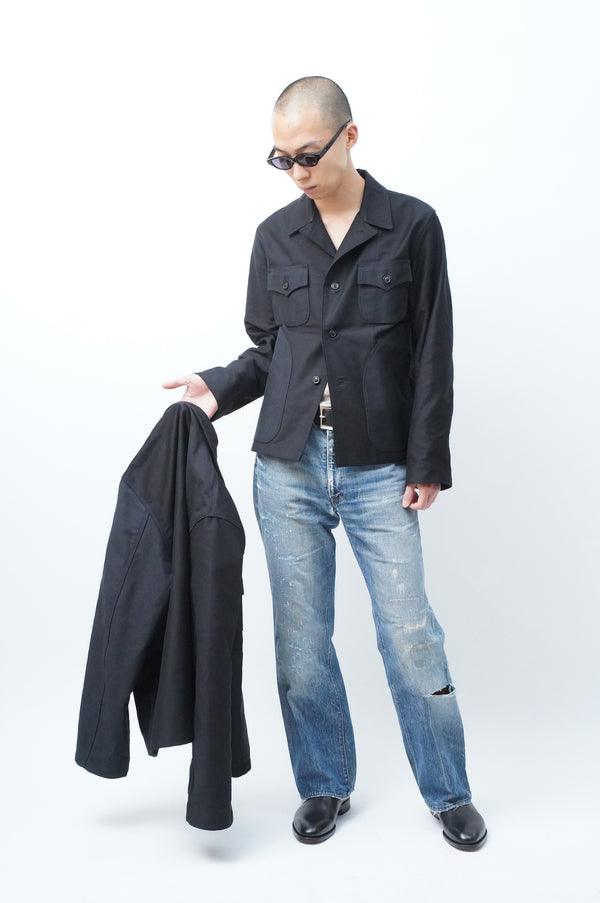 - JLT JACKET - [BLACK MOLESKIN]