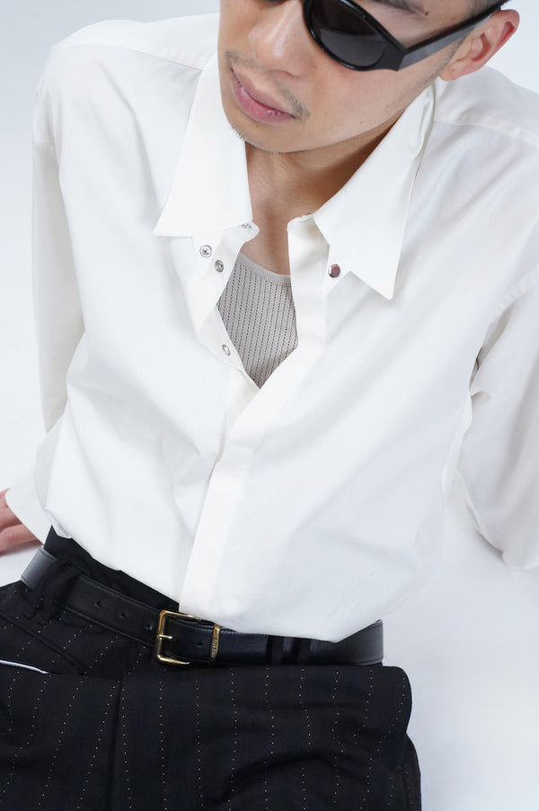 - WALTER TAB - [snap tab collar shirt]