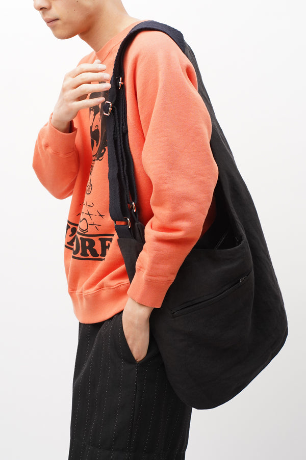 Stand-Up Demimoorebag [Black Linen]