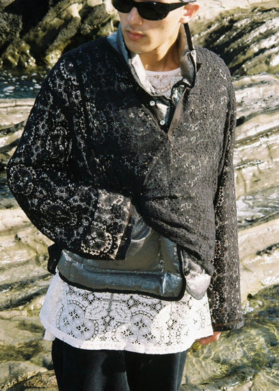 [MANHOLE EDITION] Henly Neck Lace Pullover