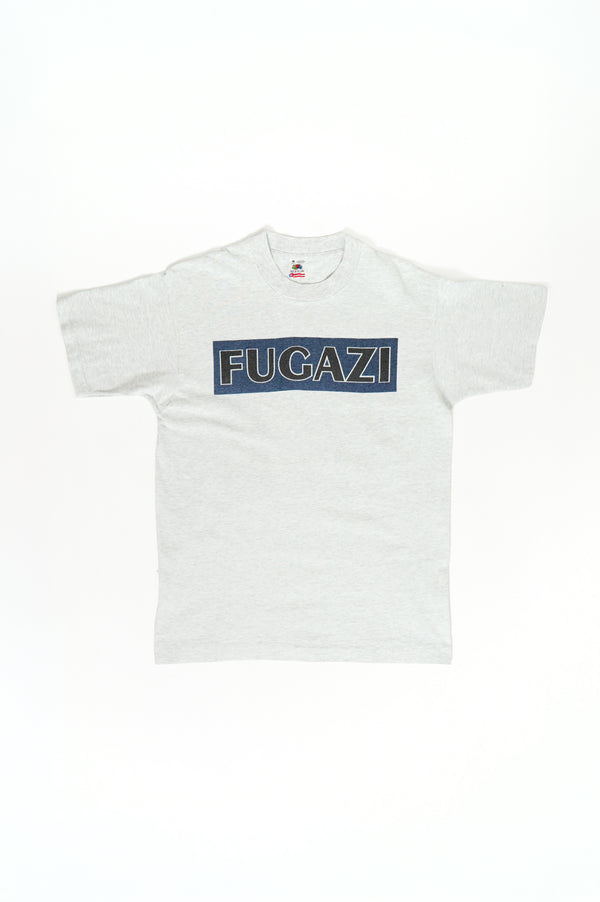 90's "FRUIT OF THE LOOM" -"FUGAZI" Band Printed S/S Tee-