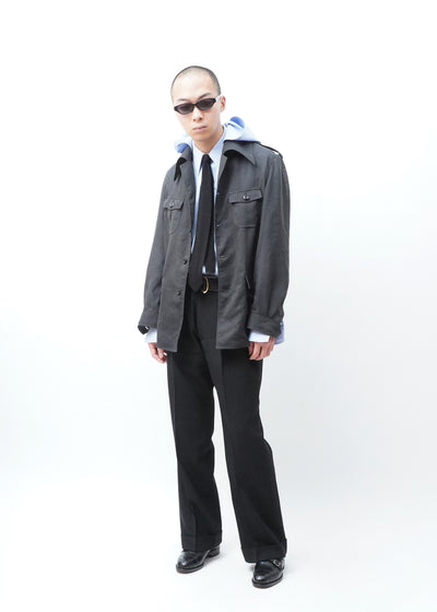 -Polyester mesh safari jacket-