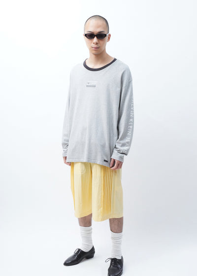 2000’s “CK Calvin Klein Jeans” -Logo Printed L/S Tee-