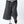 -Cropped Baggy- [Black&White Tweed]