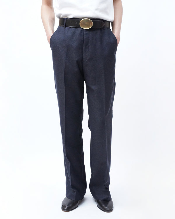 -Mesh Flared Trousers-