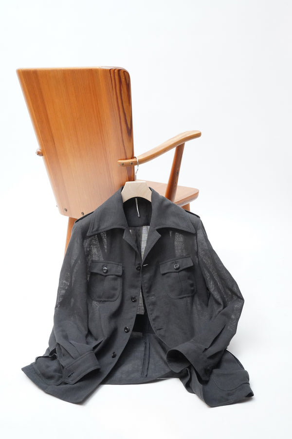 -Polyester mesh safari jacket-