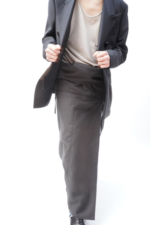 -SPAGO SKIRT- POLYESTER CANVAS
