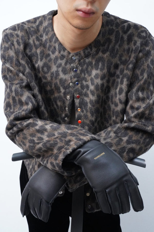 [MANHOLE EDITION] -Leopard Cardigan with Treasure Buttons-