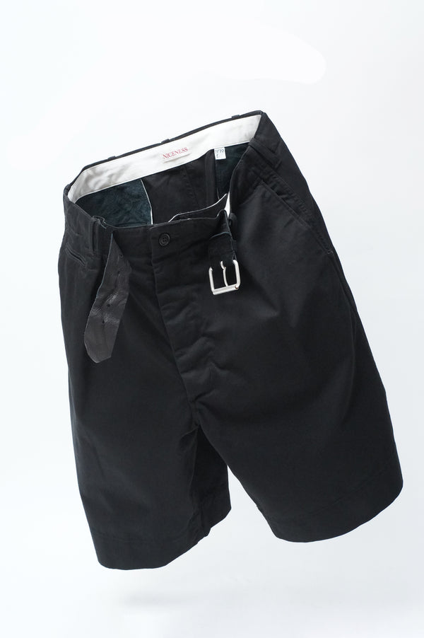 METHOD [Integrated Leather Belt Short Pants]