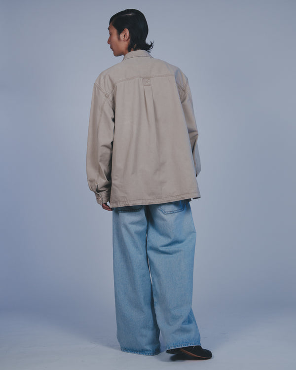 "Mars meets SKEWed" -WIDE LEG BAGGY JEANS- [BLUE]