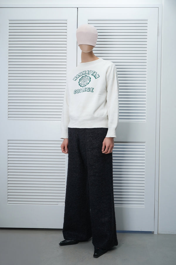 50-60's "UNKNOWN" -"Manhattan College" Print Sweat-