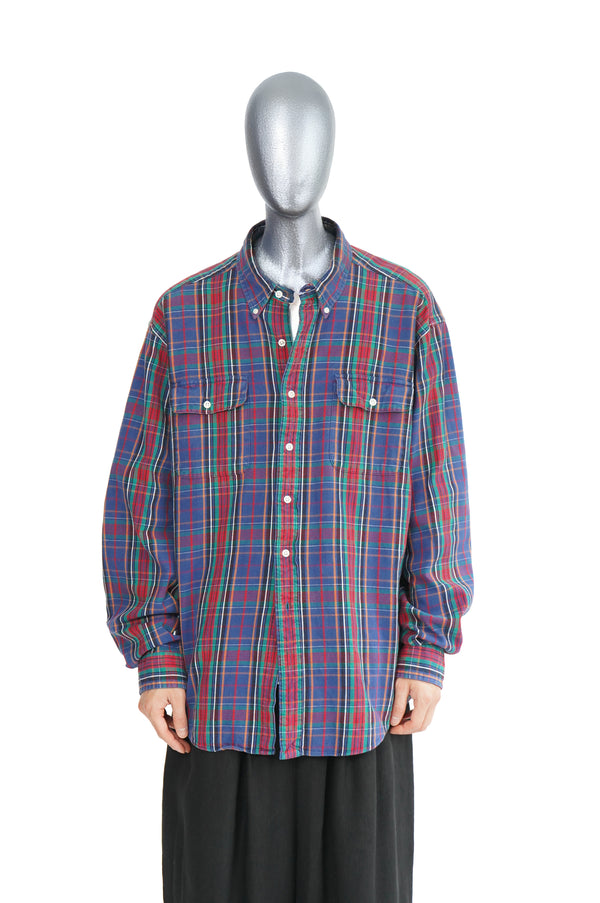 "POLO by RALPH LAUREN" -"RL WORK SHIRTS" Cotton Flannel L/S Shirts-