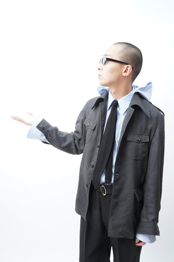 -Polyester mesh safari jacket-