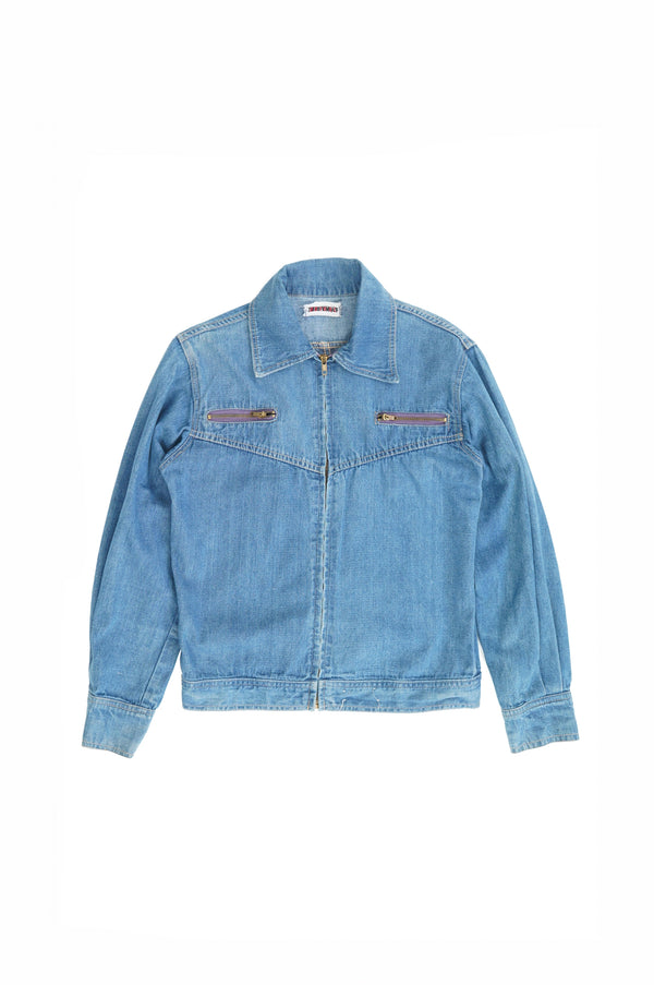 70's "THE BOTTOM HALF" -DENIM JACKET-