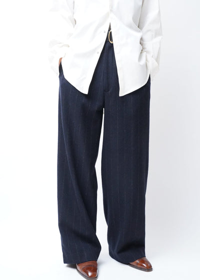 -2 TUCK BAGGY TROUSERS-