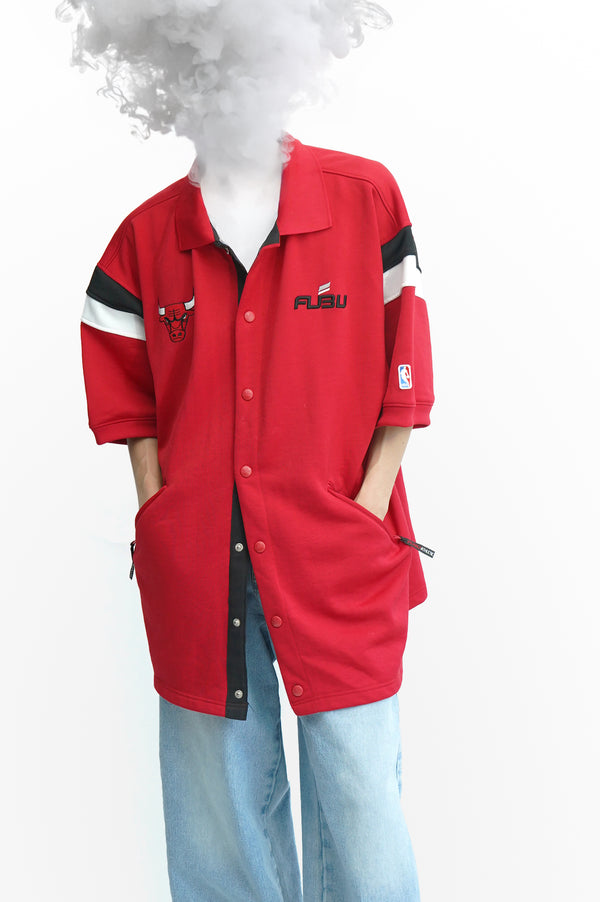"FUBU" -Chicago Bulls S/S Jersey Blouson-